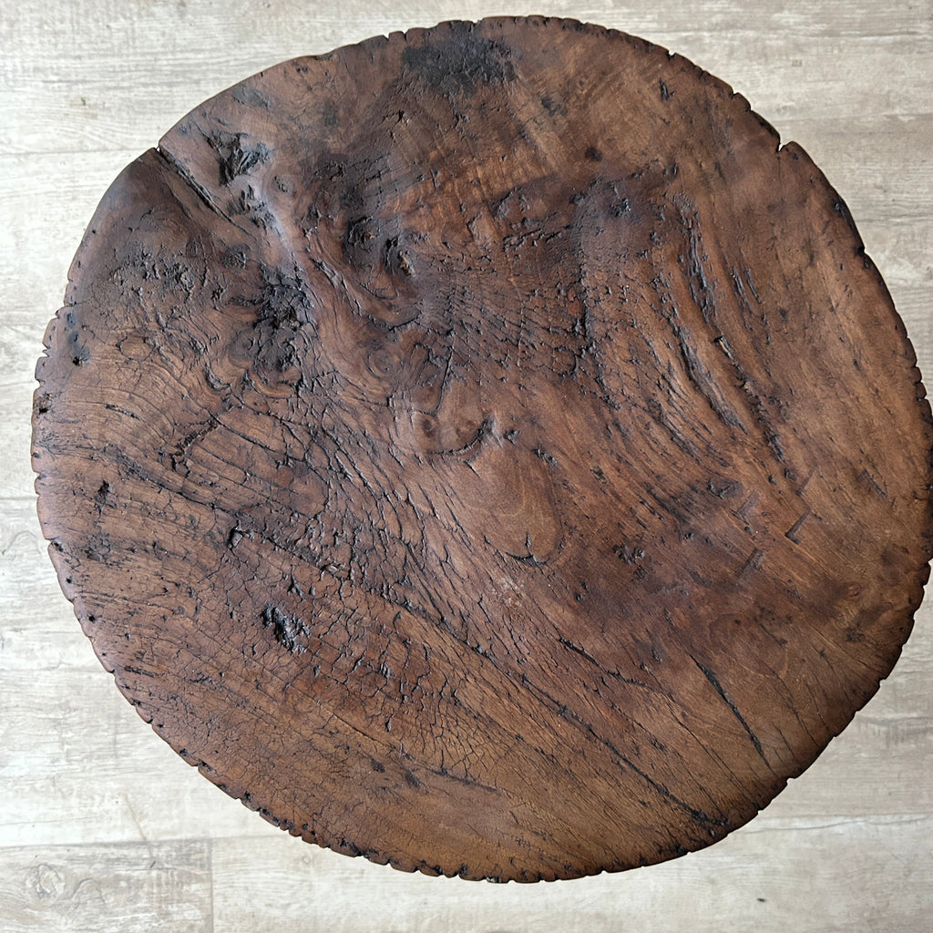 Antique Round Side Table | Palomo