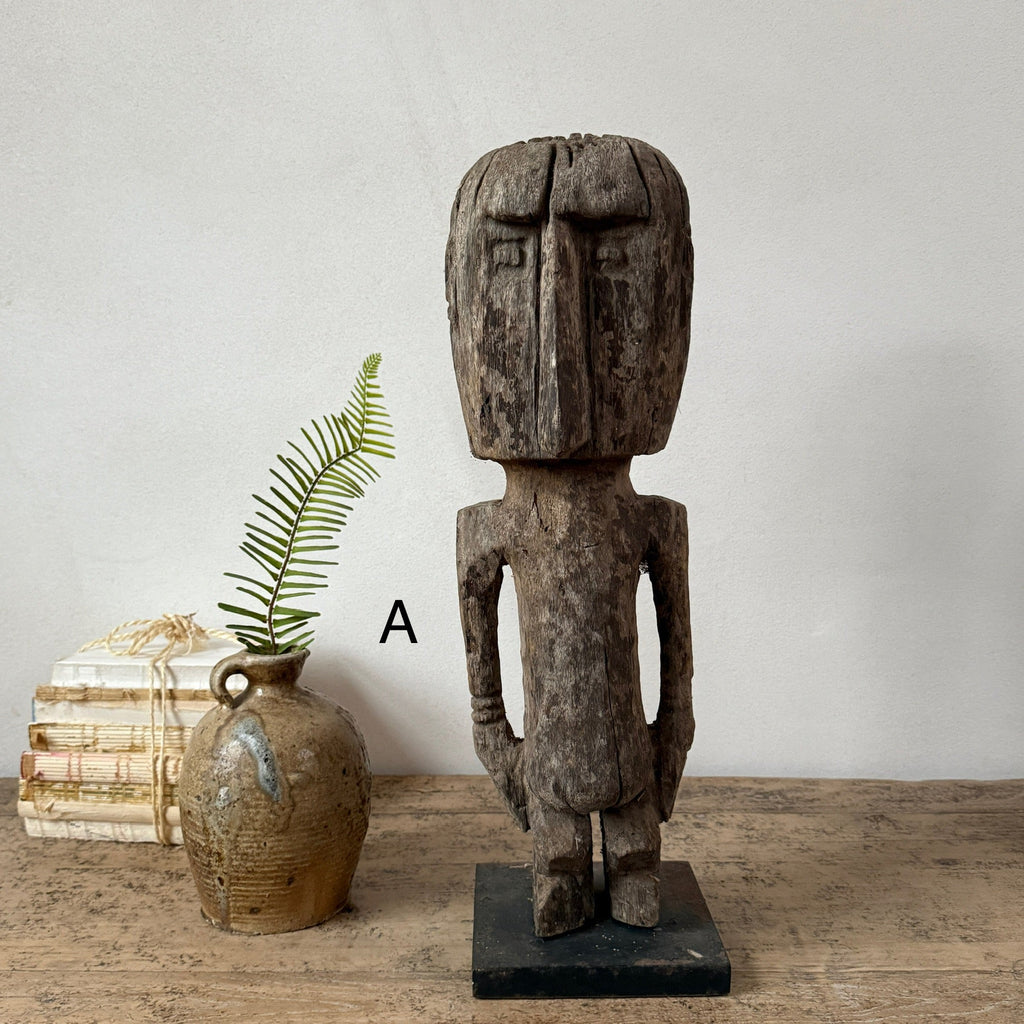 Antique Wooden Sumba Statues | Halim