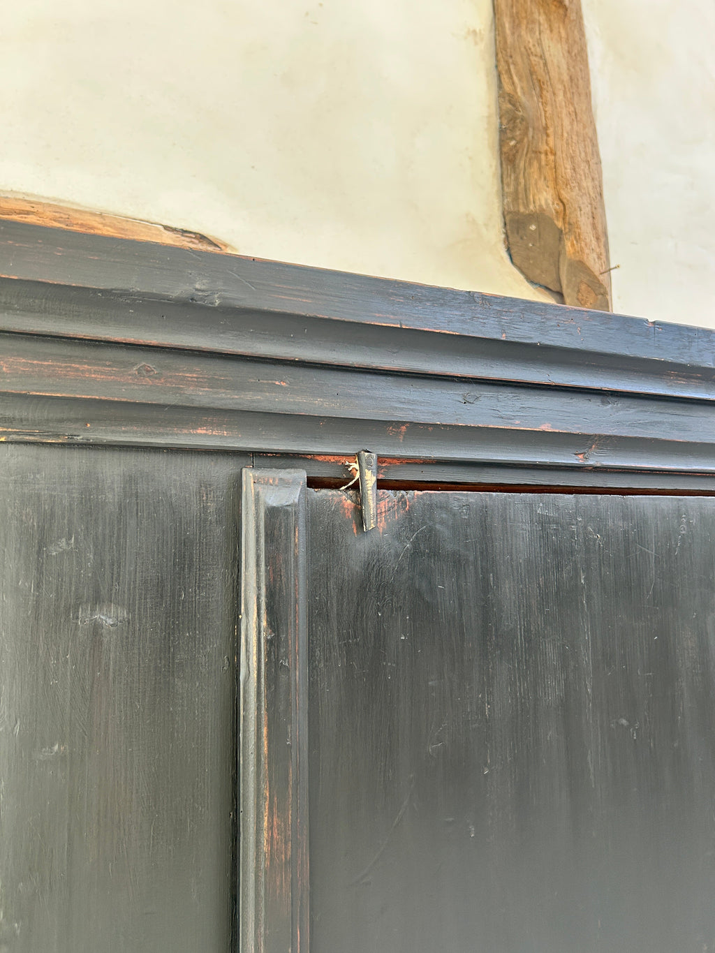 Antique primitive French Linen Press