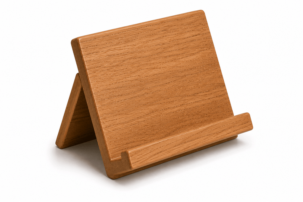 Simply Wood Wooden Book Stand – Decorative Tabletop Display Holder
