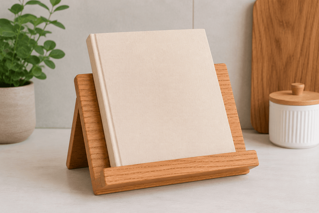 Simply Wood Wooden Book Stand – Decorative Tabletop Display Holder