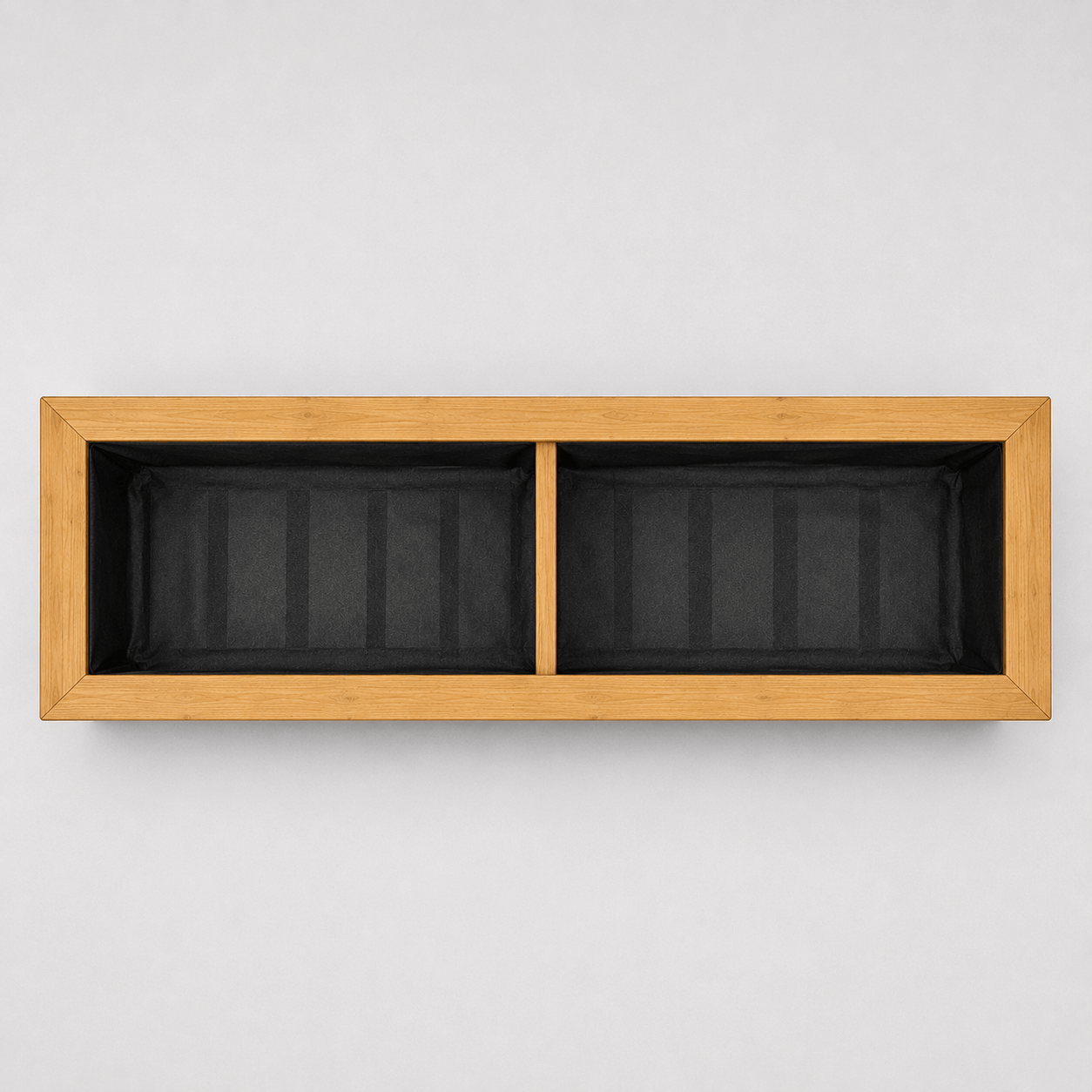 Simply Wood Rectangular Wooden Trough Planter 100cm - Pressure-Treated Solid Timber Garden Trough, Natural