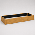 Simply Wood Wooden Raised Garden Bed 120 x 60cm - Pressure-Treated Solid Timber Vegetable Bed, Natural